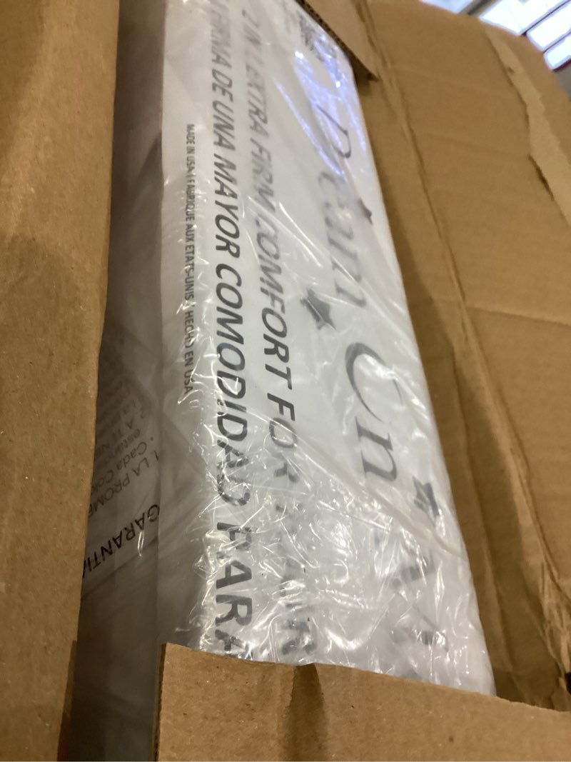 Condition photo showing New/Like New for dream on me honeycomb orthopedic firm fiber standard baby crib mattress, greenguard gold and jpma certified, 5” fiber core optimum support, fits crib and toddler bed, waterproof vinyl cover white