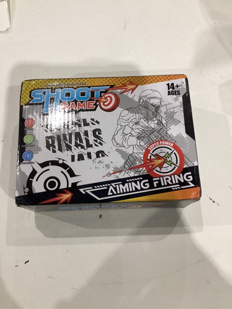 Condition photo showing As Is for 2 Pack Gel Ball Blaster Guns, Small Manual Splat Orby Gun, Gel Splatter Blaster for Adults, Outdoor Activities Shooting Games for Backyard, Garden& Lawn, Ages 14 & Up (Red + Yellow) Glk05