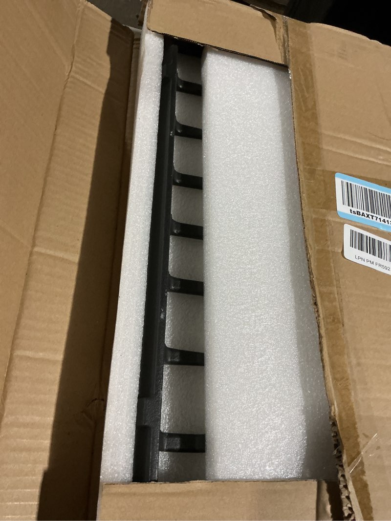 Condition photo showing Good Condition for wb31x27151 stove grate replacement parts for ge burner grate, for ge gas stove burner replacement, wb31x24736 cast iron stove for ge gas stove parts surface burner side grate, 1 packs 19.6'' x 10''