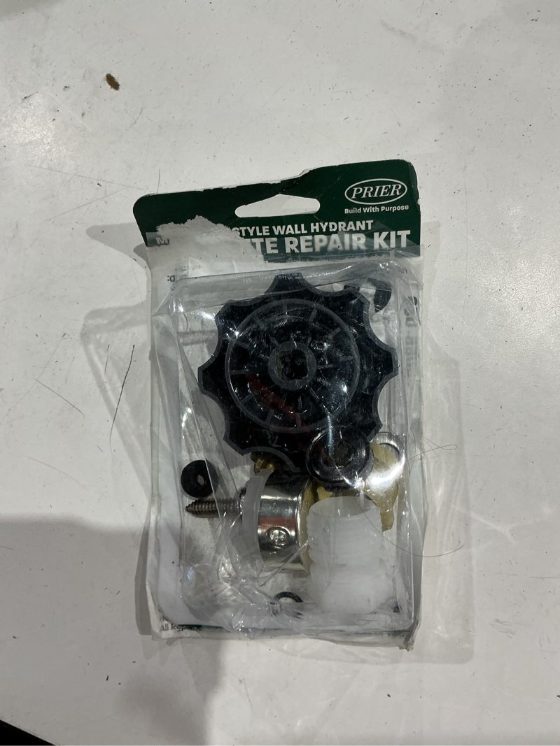Condition photo showing As Is for prier mansfield wall hydrant repair kit mansfield 2.25 in. d brass/chrome