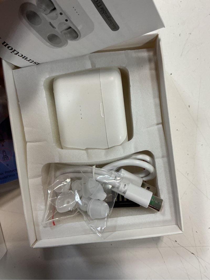 Condition photo showing Good Condition for incensonic hearing aids, rechargeable hearing aid for seniors & adults with noise cancelling, invisible hearing amplifier personal sound amplification devices with portable charging case, pair