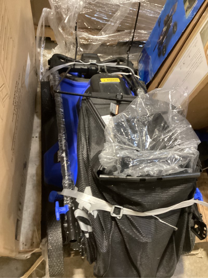 Condition photo showing New/Like New for kobalt 40-volt 21-in brushless battery push lawn mower 6 ah (battery and charger included) item #6036744 | model #kpm 2040a-03