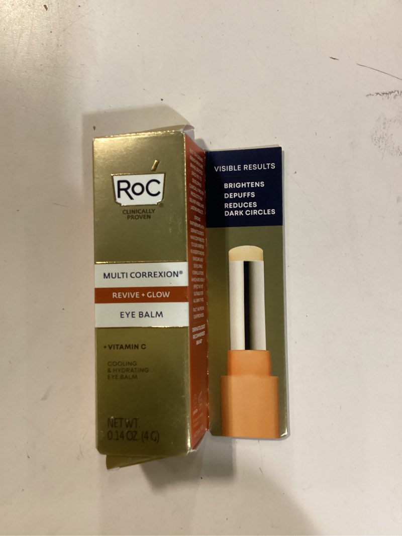 Condition photo showing New/Like New for RoC Multi Correxion Revive and Glow Vitamin C Under Eye Balm - 0.14oz