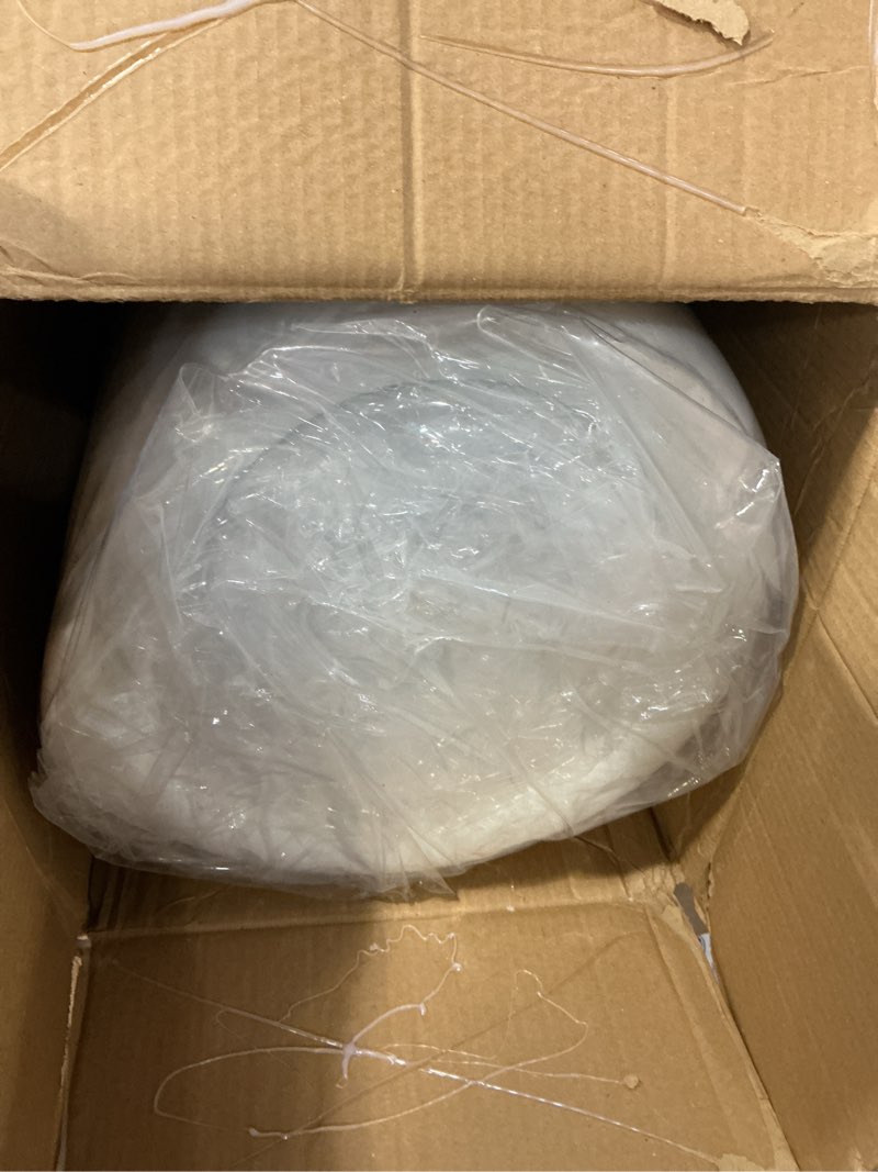 Condition photo showing New/Like New for fdw | 8 inch full mattress | medium firm | gel memory foam mattress | white | bed in a box, certipur-us certified | pressure relief, cooling ventilated foam | washable removable cover white full 8 in