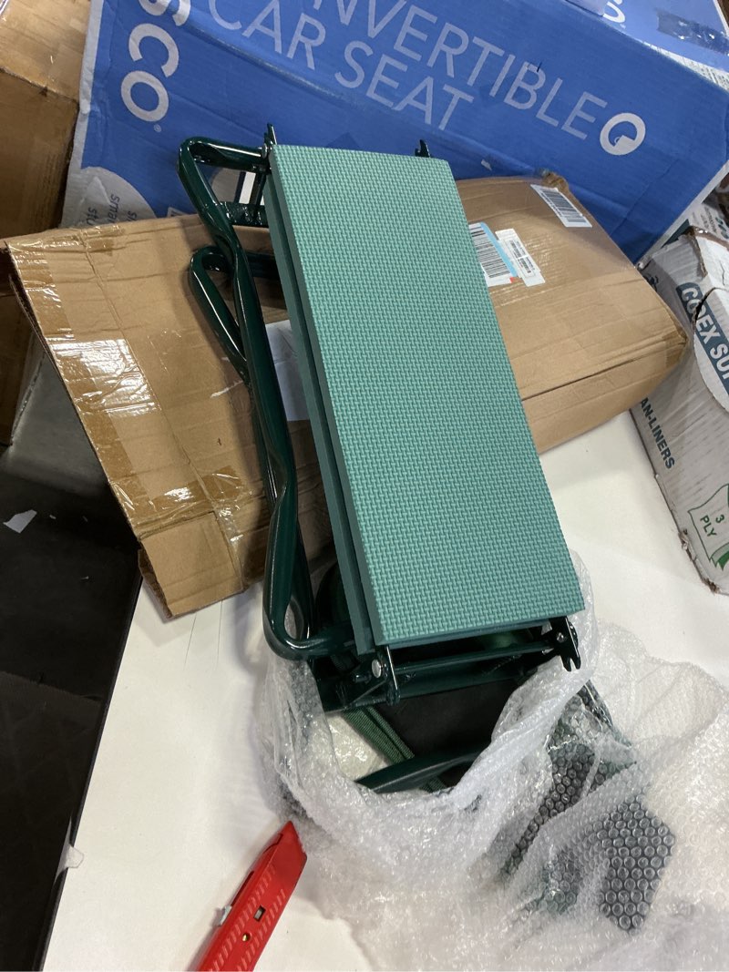 Condition photo showing Good Condition for 2-in-1 Garden Kneeler & Seat, Folding Seat w/EVA Foam Kneeling Pad & Removable Tools Pouch, Sturdy Steel Frame, No Assembly, Portable Heavy Duty Garden Stool for Women & Men