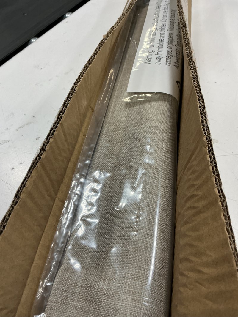 Condition photo showing New/Like New for No Tools No Drill Cordless Roman Shades for Indoor Windows 100% Blackout, for Window Size 26" W × 64" H Beige Beige 26" W × 64" H