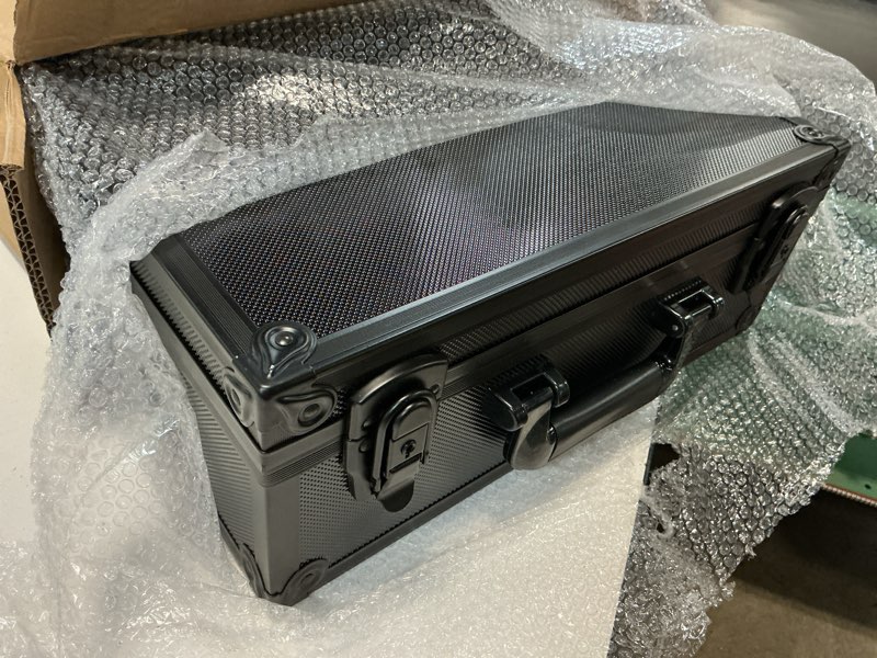 Condition photo showing Good Condition for hzgxqn toploader storage box for 3" x 4" 35pt rigid card, top loader card storage hard case, sports card storage boxes for trading cards, top loaders holder (holds 600+ toploaders) xl