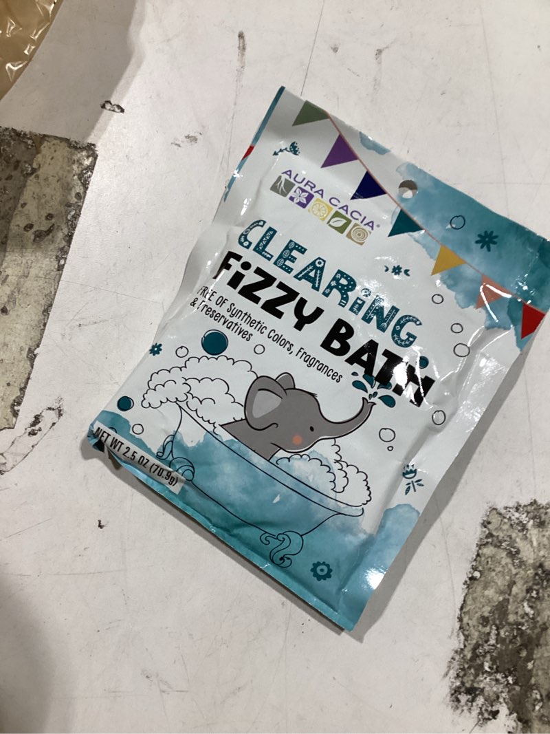 Condition photo showing As Is for aura cacia kids fizzy bath kit