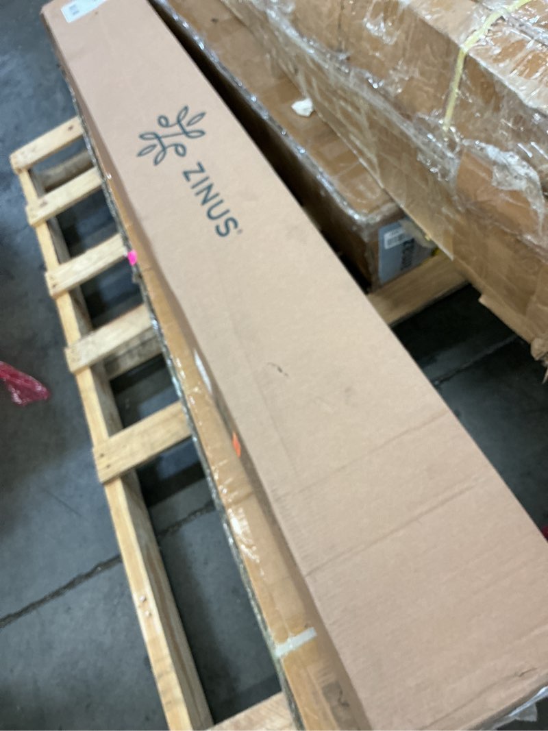 Condition photo showing New/Like New for zinus deepak easy assembly wood slat 1.6 inch bunkie board, bed slat replacement, king king wood slat