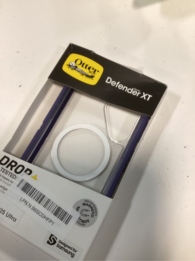 Condition photo showing New/Like New for otterbox samsung galaxy s25 ultra defender series xt clear magnet case - denver dusk purple samsung galaxy s25 ultra violet thunder purple