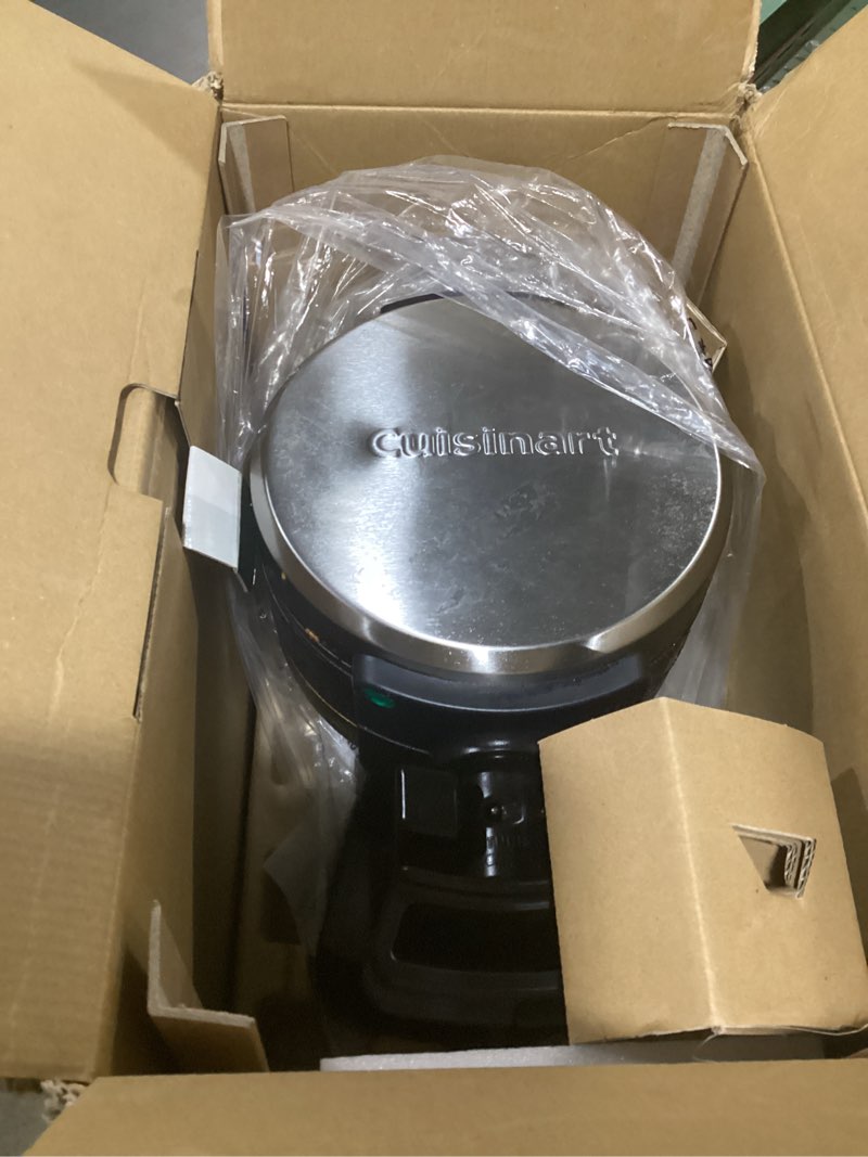 Condition photo showing As Is for cuisinart double flip belgian waffle maker, waf-f40nas new double flip