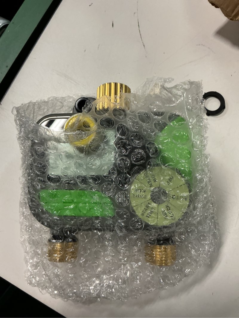 Condition photo showing Good Condition for kingdder water timer, sprinkler timer with brass inlet and outlet programmable garden hose faucet wi