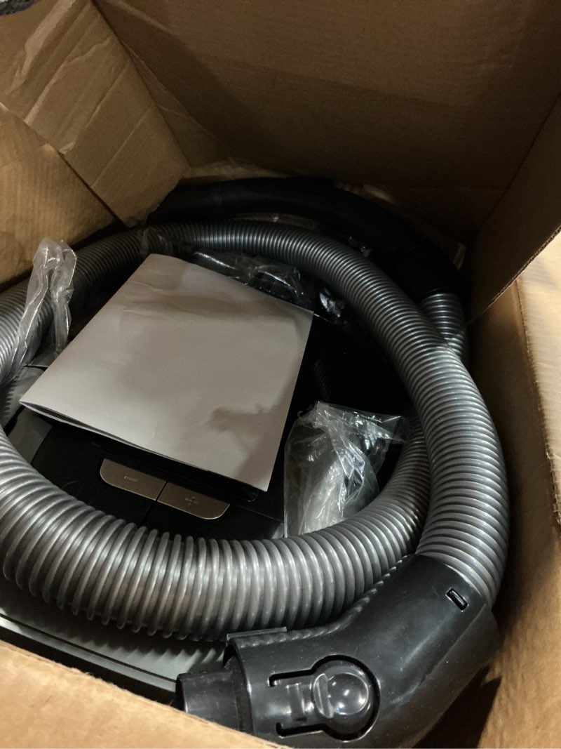 Condition photo showing Good Condition for zefiro 40kpa bagless canister vacuum cleaner, powerful suction, lightweight, auto cord rewind, hepa filter, corded vacuum for floors, carpets, pet hair in homes & apartments silver&black
