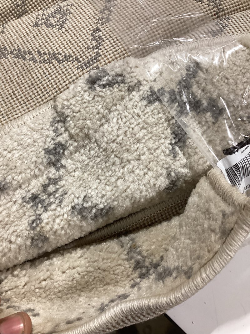 Condition photo showing Good Condition for nuloom 12x15 moroccan blythe area rug, grey, faded bohemian design, stain resistant, for bedroom, dining room, living room, hallway, office, kitchen, entryway blythe grey 12' x 15' (rectangular)