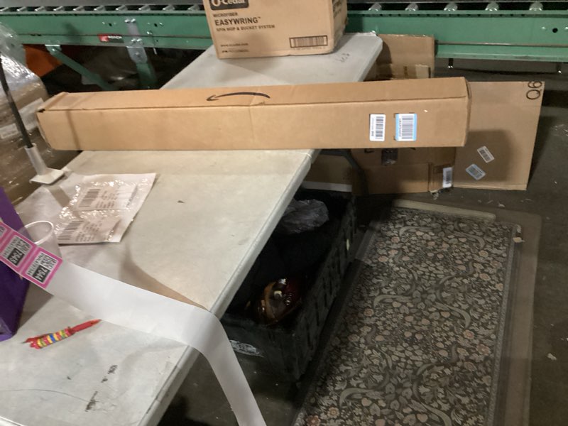 Condition photo showing New/Like New for Landical 2 Sets Plastic Sliding Door Track Set for 1/4" Thick Panels Glass Cabinet Door Hardware System Window Sliding Track Easy Quick Installation(4ft,Black) 4 ft Long Black