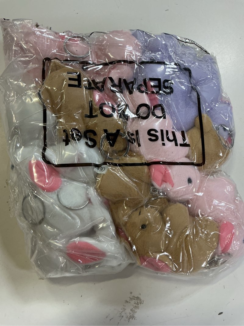Condition photo showing New/Like New for sratte 16 pcs bunny stuffed animals bulk 4.7 inch small plush rabbit bunny party favors birthday goodie bags classroom prizes back to school gifts baby shower favors (white,pink,lilac,caramel) white, pink, lilac, caramel