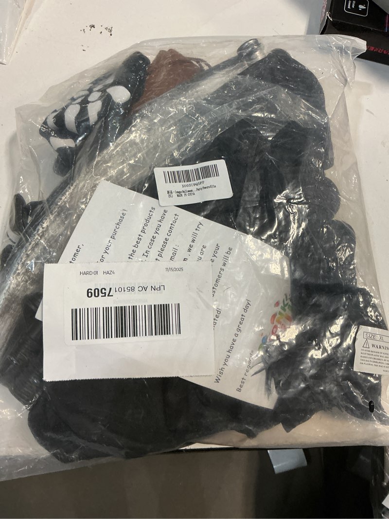 Condition photo showing Good Condition for longpo Halloween Costumes for Boys Grim Reaper Costume Kids Set Scary Ghost Cosplay Outfit Halloween Party Favors Gifts X-Large