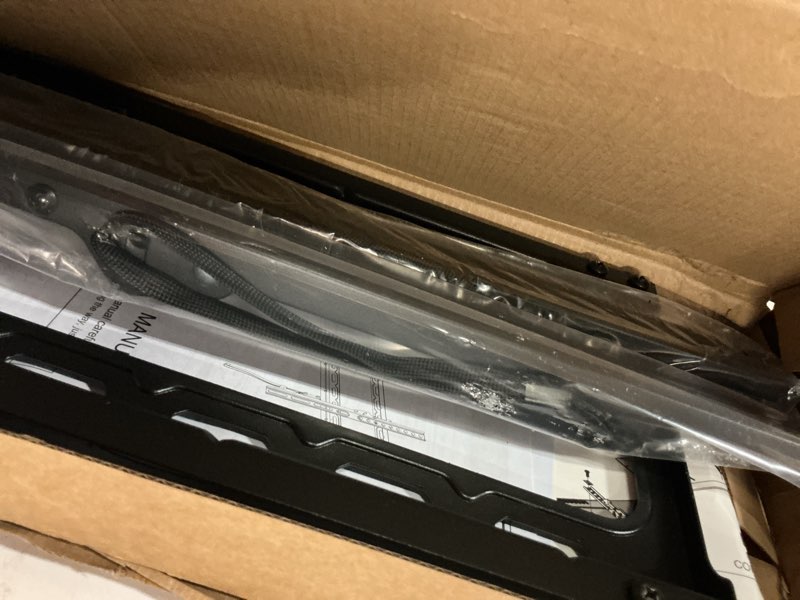Condition photo showing Good Condition for ul listed fixed tv wall mount for 37-86 inch screens, low profile tv mount fits 16", 18", 24" studs, wall mount bracket with quick release lock, max vesa 600x400mm, holds up to 132 lbs by usx star for 37-86'' tv