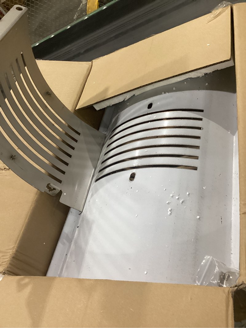 Condition photo showing Good Condition for used flame broiler slide cover and bottom kit for pit boss pellet grills, dual hook heat deflector parts for pb820 pb850 series, pb820d3 pb820me sportsman 820 pb850ps2 pb850g navigator 850