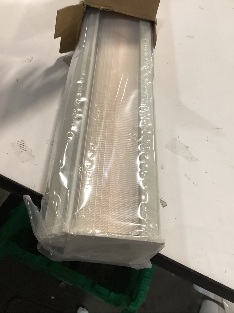 Condition photo showing Good Condition for Joydeco Cordless Zebra Blinds (Pro), Dual Layer Light Control Zebra Blinds for Windows, Light-Proof Aluminum Cover, Free-Stop Roller Shades for Home & Office (Beige, 45" W x 75" H) Beige 45"W x 75"H