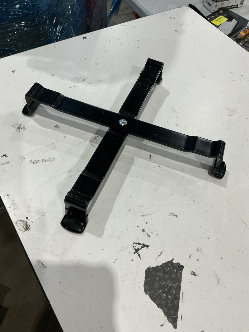 Condition photo showing As Is for grill stand table nest for medium big green egg, big green egg accessories kamado grill table nest stand