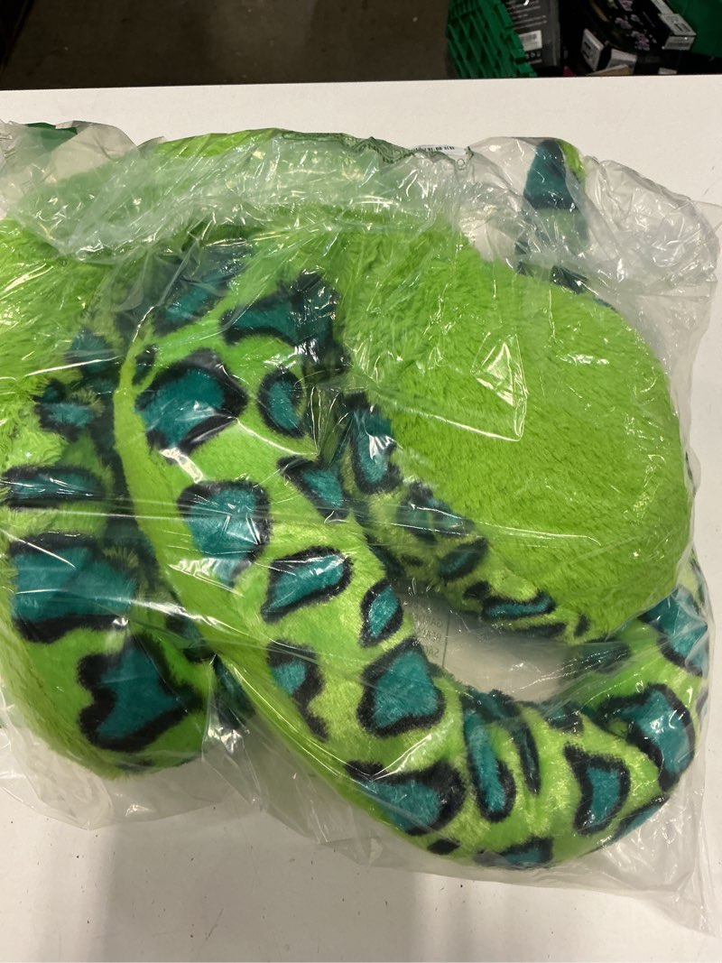 Condition photo showing New/Like New for maogolan 98 inch giant snake stuffed animal long snake plush, green boa constrictor plush toy for kids, teens, cuddly body pillow for adults mothers day halloween prank props green snake