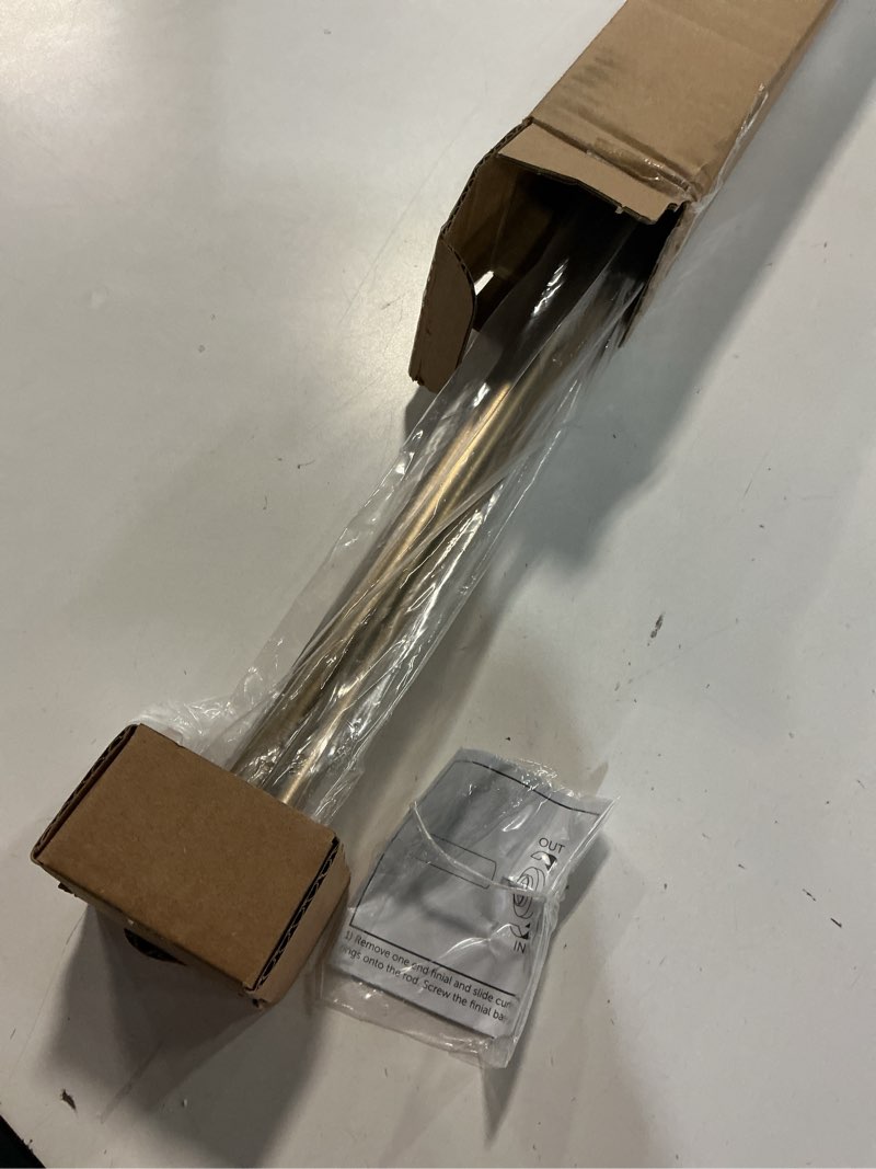 Condition photo showing Good Condition for Ivilon Tension Curtain Rod - Spring Tension Rod for Windows or Shower, 36 to 54 Inch. Warm Gold 36" to 54" Warm Gold