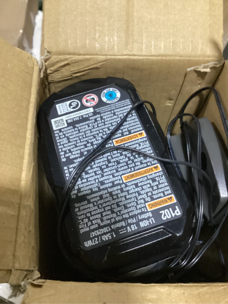 Condition photo showing Good Condition for ryobi one+ 18v pcl702 cordless wet/dry hand vacuum kit with battery and charger (bulk packaged)