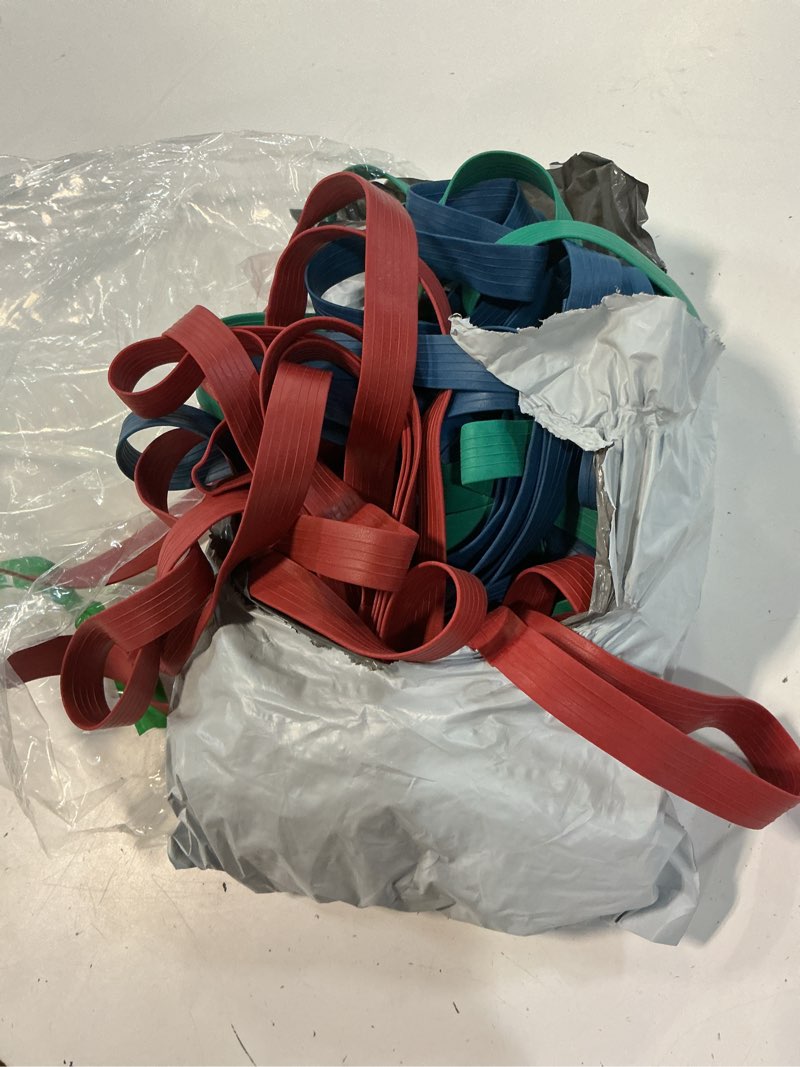 Condition photo showing Good Condition for 12 pack variety extra large moving rubber bands for furniture and moving blankets - extra strength rubber mover bands - 42", 36" and 30" length - moving supplies by kitchentoolz 12-pack variety