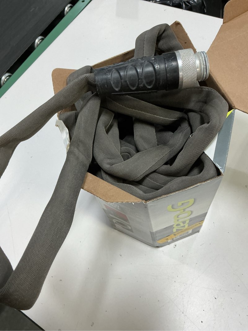 Condition photo showing As Is for zero-g teknor apex 5/8-in x 50-ft premium kink free woven gray hose
