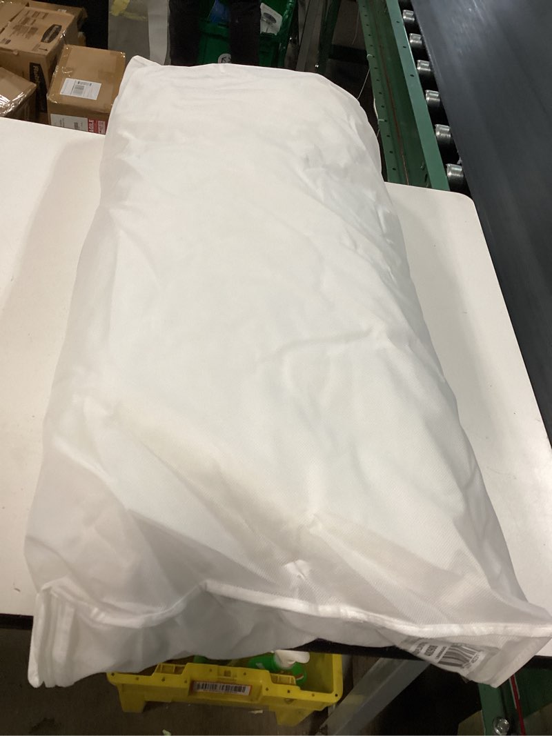 Condition photo showing New/Like New for premium down pillow, king, soft