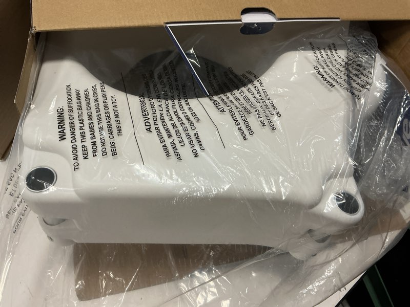 Condition photo showing Good Condition for Drive Medical 2-in-1 Raised Toilet Seat with Removable Padded Arms - Elevated Bathroom Safety Support - Secure Locking Attachment - Easy Height Assistance - Durable Plastic Construction Standard