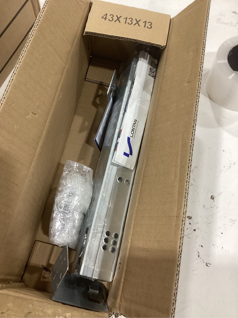 Condition photo showing Good Condition for LONTAN Undermount Soft Close Drawer Slides 15 Inch Hidden Bottom Mount Full Extension Cabinet Rails with Rear mounting Bracket and Locking Devices 1 Pair Concealed Drawer Runners 100lb Load Capacity 15 Inch 1