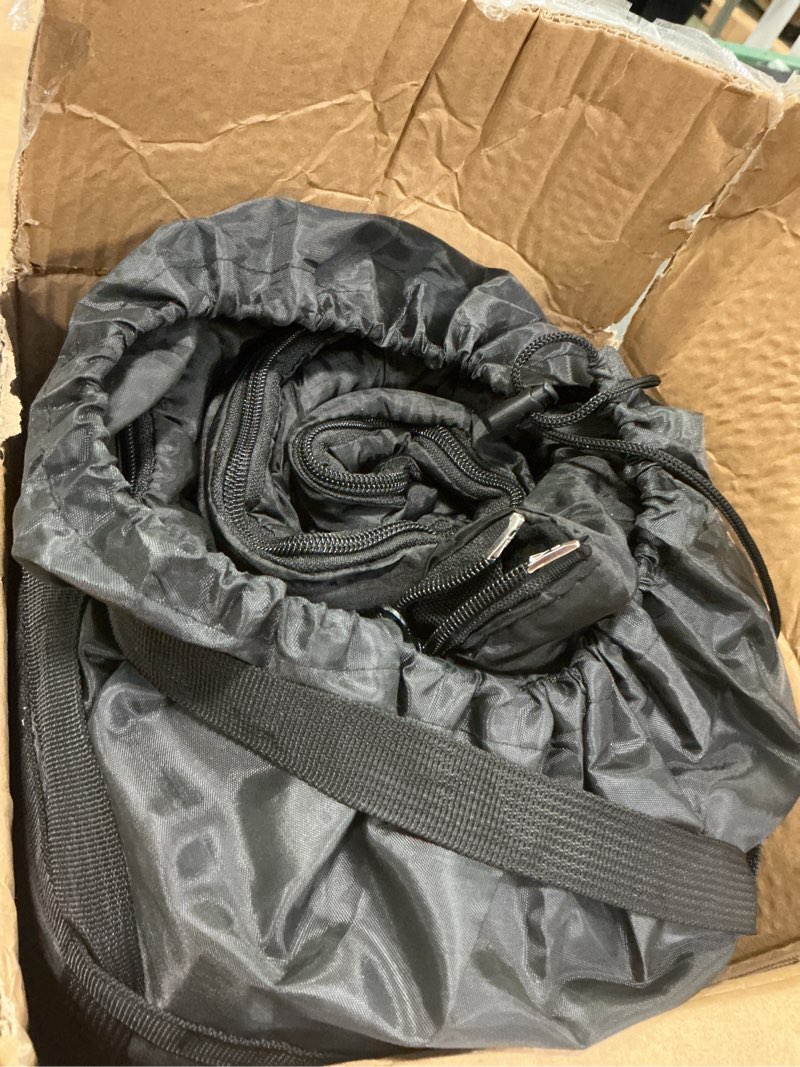 Condition photo showing As Is for REDCAMP Cotton Flannel Sleeping Bag for Camping Backpacking, Adults Cold Weather Envelope Sleeping Bags with 2/3/4/6lbs Filling Black with 2lbs filling