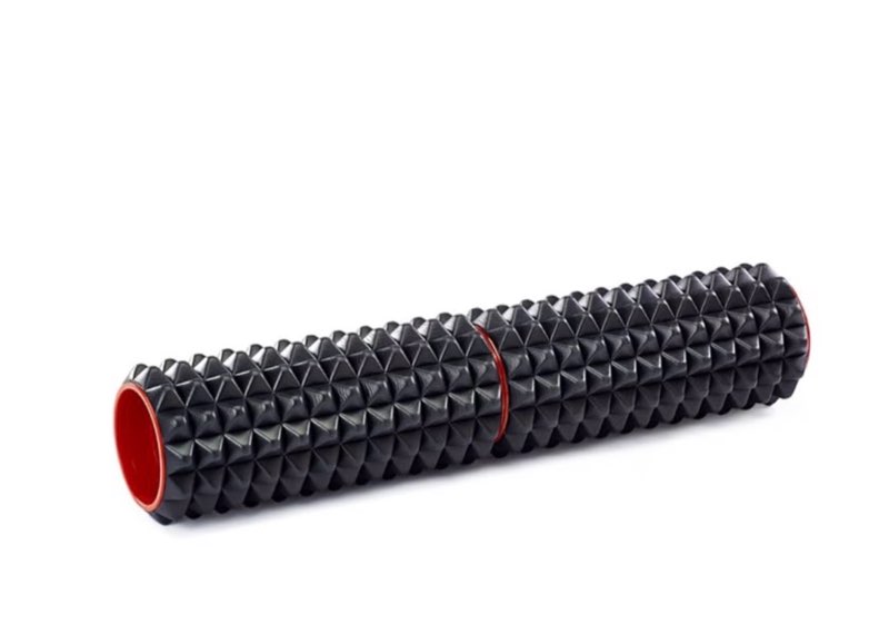 MERRITHEW Massage Point Two-in-One Foam Roller (Black), 24 inch / 61 cm