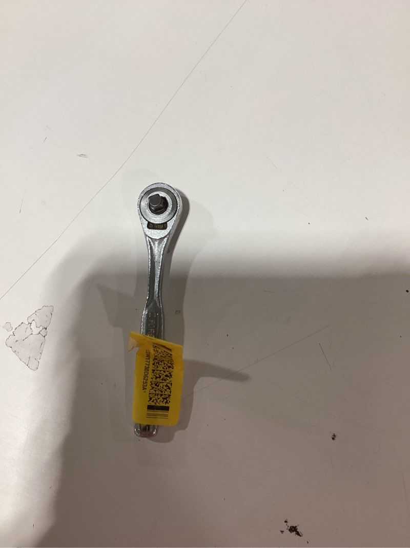 Condition photo showing As Is for vintage craftsman 3/8" drive quick release ratchet 43784 -v- usa patent pending