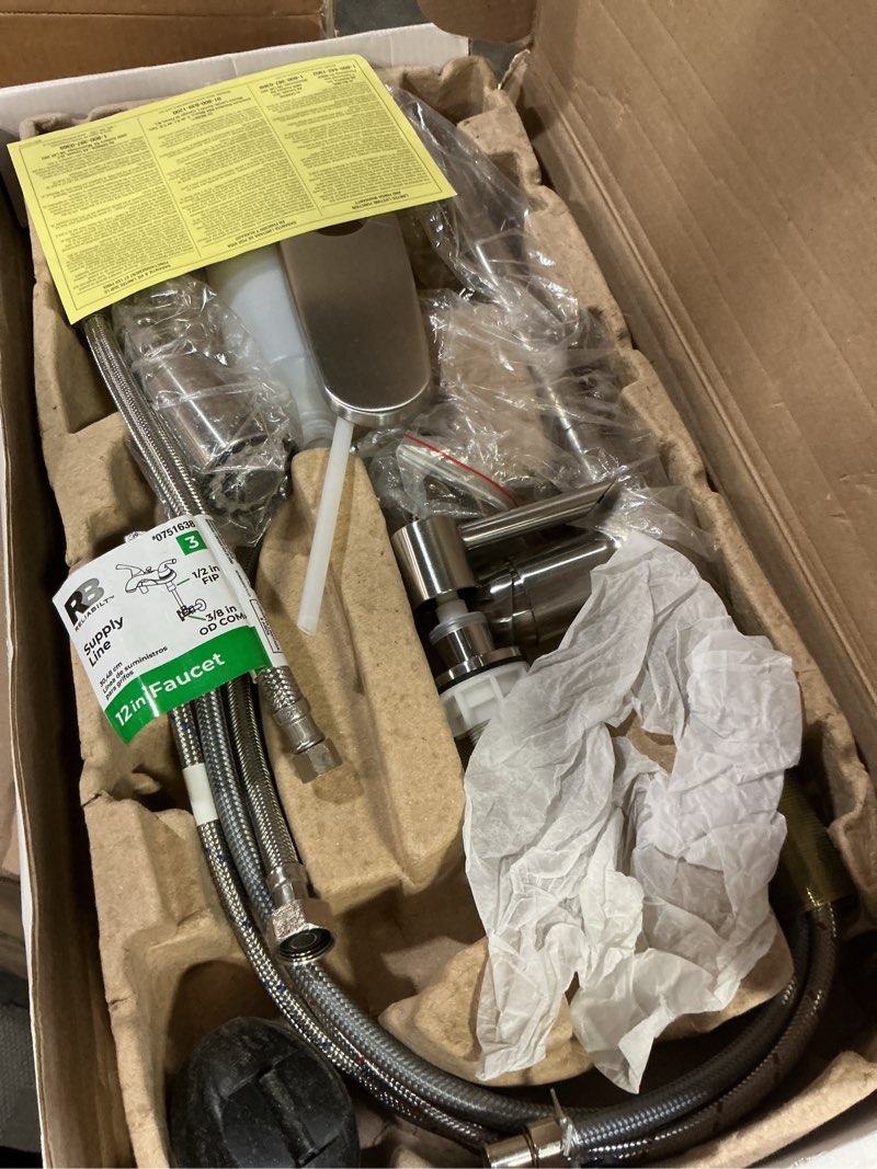 Condition photo showing Good Condition for American Standard 7441381.075 Southport Touchless Pull-Down Kitchen Faucet with Sprayer, 1.8 GPM, Stainless Steel Touchless Stainless Steel