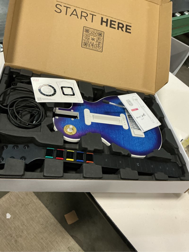 Condition photo showing Good Condition for crkd gibson les paul guitar controller - blueberry burst pro - multi platform multi platform les paul pro edition