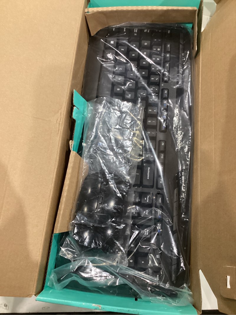 Condition photo showing Good Condition for logitech mk335 quiet wireless keyboard and mouse combo - black/silver keyboard and mouse combo wireless, ambidextrous