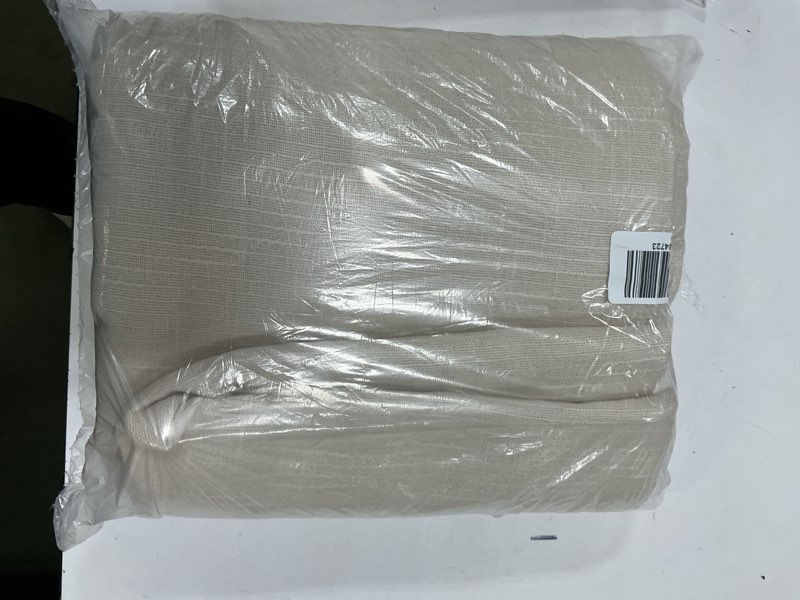 Condition photo showing Good Condition for cotton slub curtain - single panel 48x96in