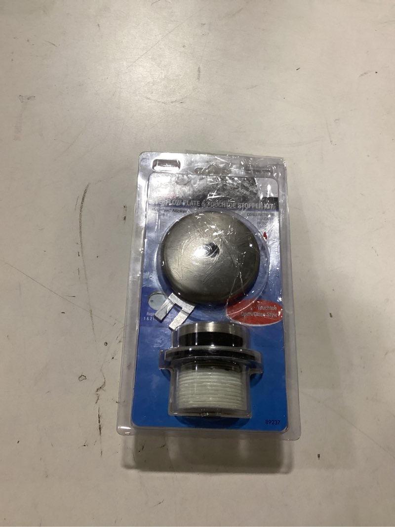 Condition photo showing Good Condition for Danco Touch Toe Bath Drain Trim Kit- Brushed Nickel