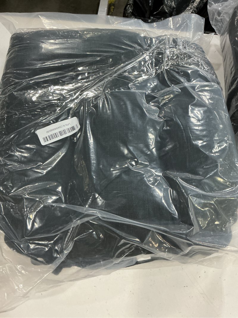 Condition photo showing New/Like New for chair cushions for dining chairs 2 pack, 15.5" x 15.5" kitchen chair cushions with ties and non-slip backing, tufted shredded memory foam kitchen chair pads, black