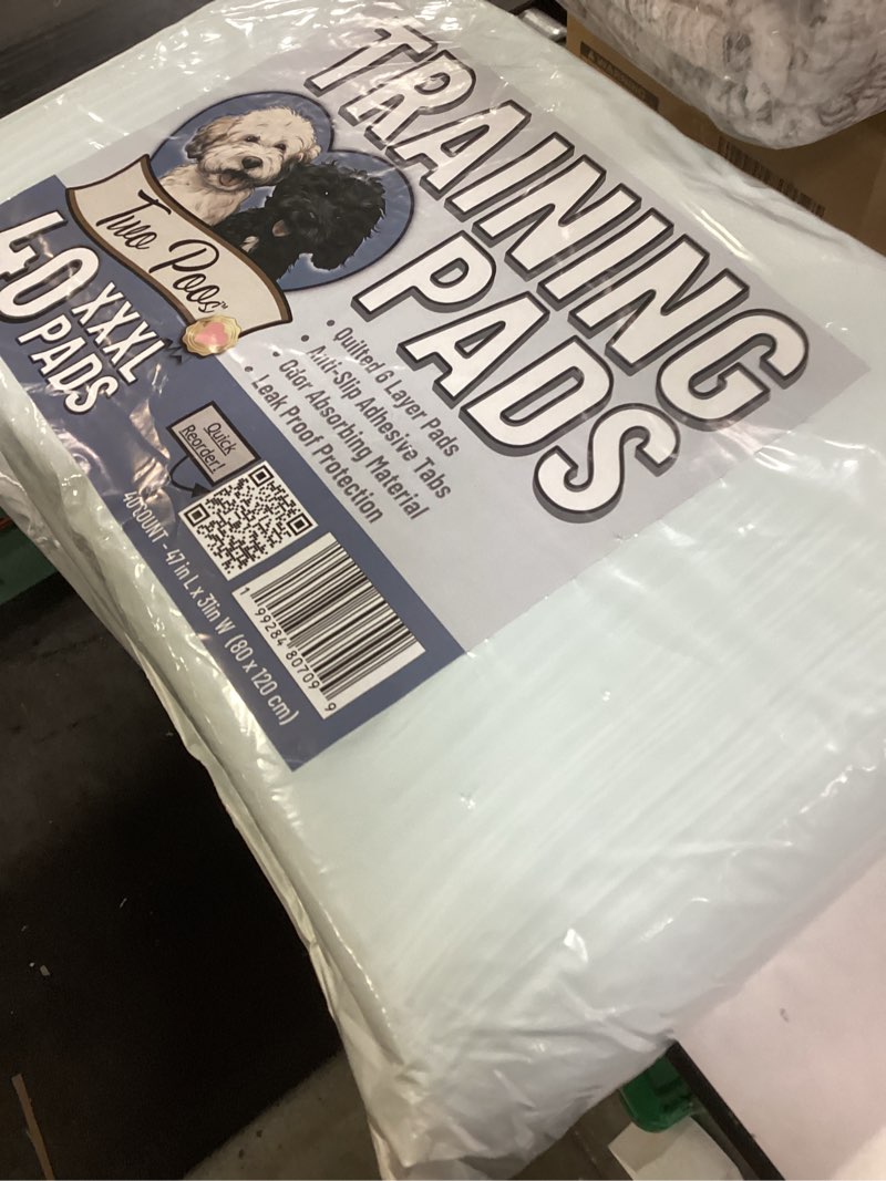 Condition photo showing New/Like New for Two Poos Training Pads XXXL pants 40 pack