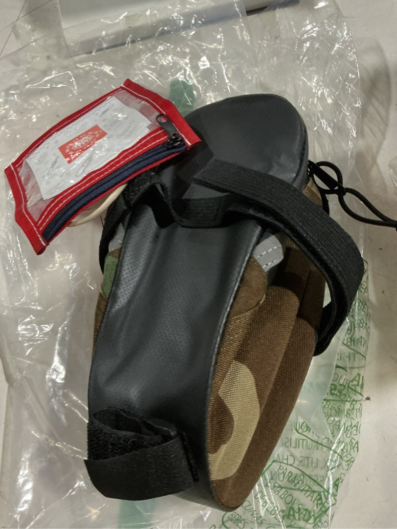 Condition photo showing Good Condition for rough enough bike saddle bag seat pack with 3m reflective tape for road mountain bikes outdoor tactical camo
