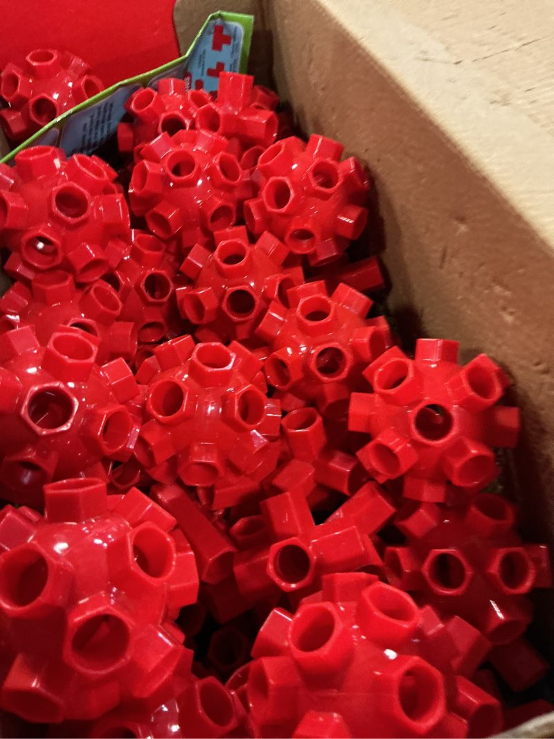 Condition photo showing As Is for olefun 180 pack fort building kits for kids 4, 5, 6, 7, 8+ year old boys & girls, creative stem building toys for diy castles, tunnels, play tent, ideal gifts for aged 5-8 blue - 180p