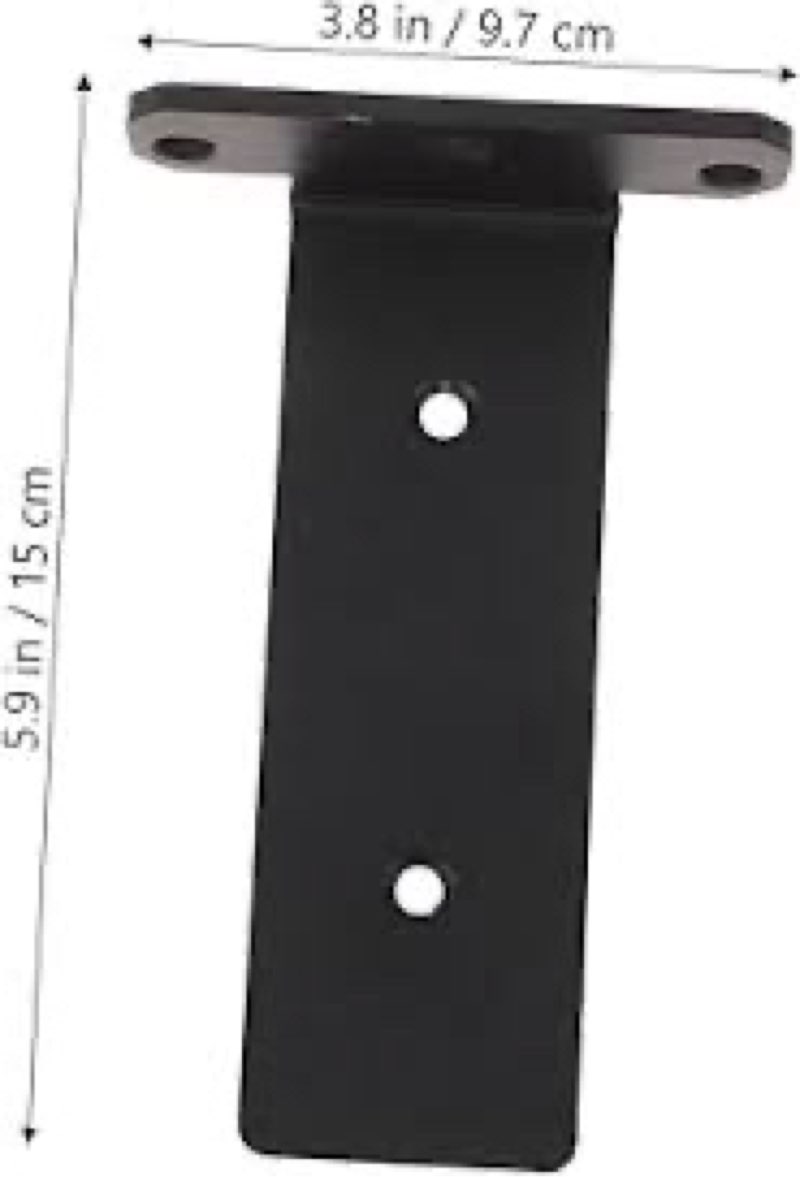 DOITOOL 4 pcs Heavy Duty Wall Mounted Floating Shelf Brackets Adjustable Triangle Bracket for Shelving Suitable for Home Decor and Storage Aids