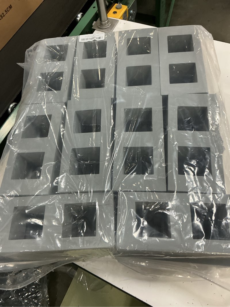 Condition photo showing Good Condition for deekin foam brick building blocks for kids thick blocks foam large fake brick construction toy for stacking construction, 8 x 4 x 2.4 in(30 pcs,square holes) 30 square holes