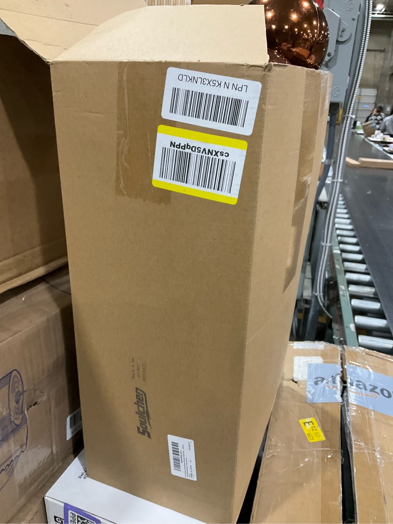 Condition photo showing As Is for Soulchen 9ft Christmas Brown Ball Garland Glitter Shatterproof Xmas Tree Balls Decorations for Home Indoor Outdoor Mantel Holiday Party Christmas Tree Decor