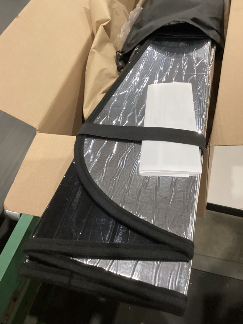 Condition photo showing Good Condition for pigenius windshield sunshade for lexus nx 2022-2026 front window sun shade - astraguard silver 2022-2026 nx