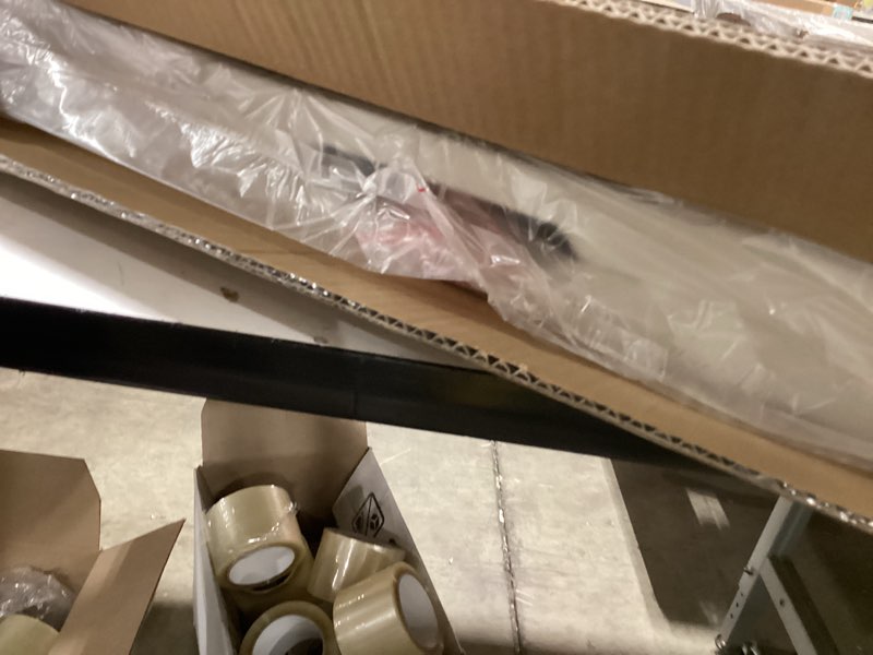 Condition photo showing Good Condition for Folding Tables with Carrying Handle Lightweight Rectangular Portable Plastic Camping Table Steel Legs for Party, Dining, Wedding, Events, Picnic Indoor, Outdoor (1, White, 4 FT) 4 FT White 1